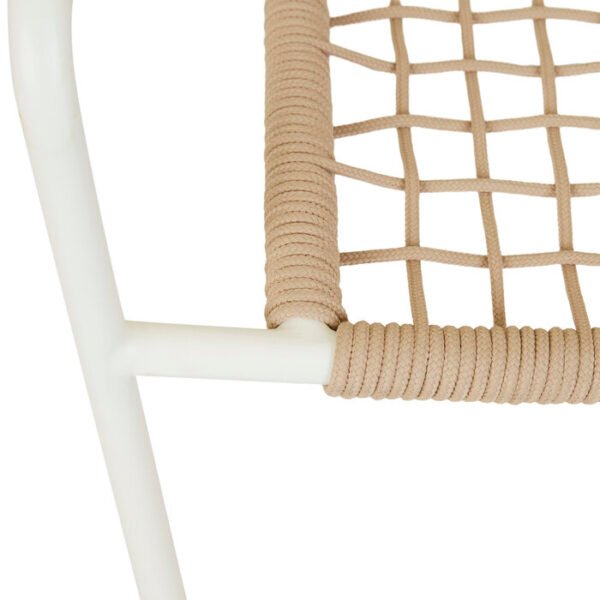 Pier Rope Dining ArmCh-White