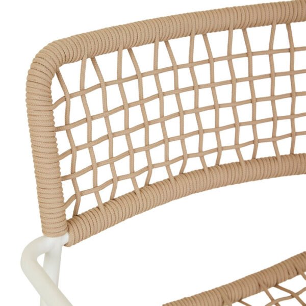 Pier Rope Dining ArmCh-White