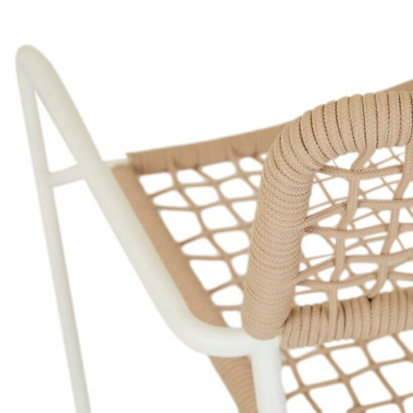 Pier Rope Dining ArmCh-White