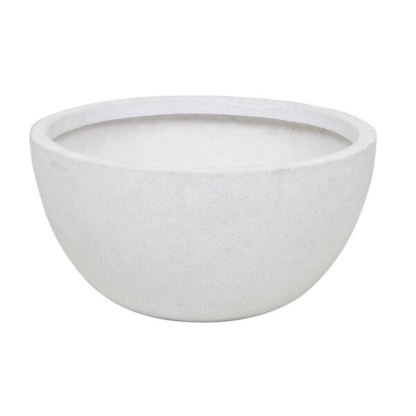 Tropea Round Planter – White