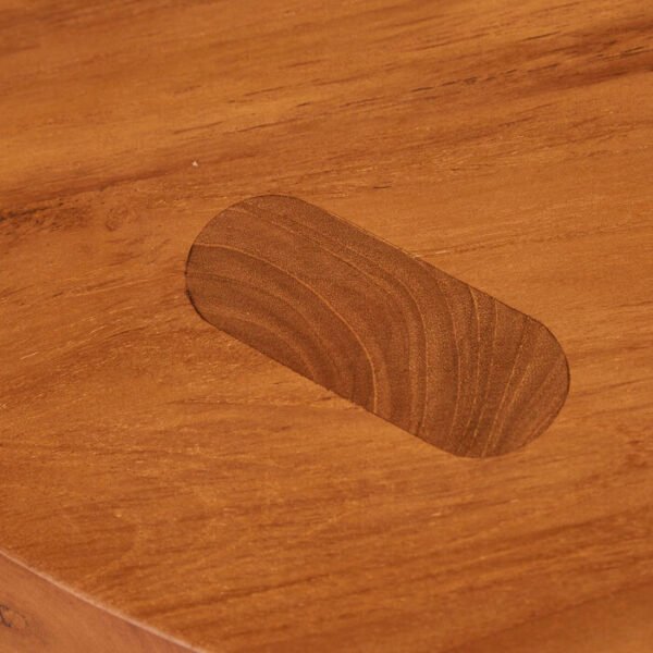 Trove Pebble Side Tbl-Nat Teak