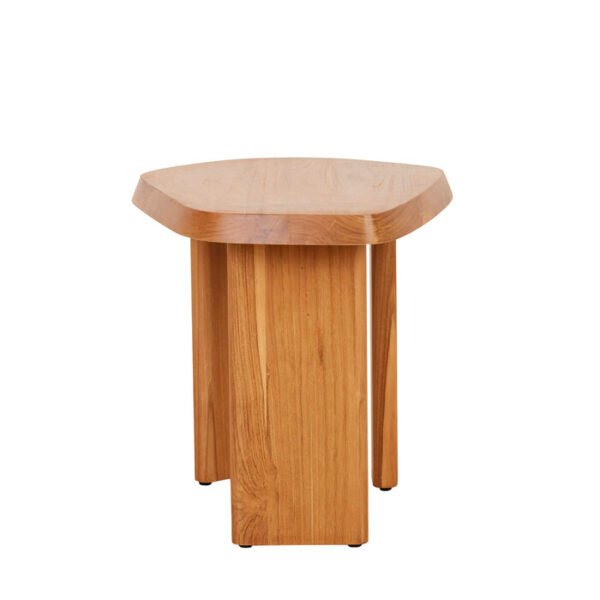 Trove Pebble Side Tbl-Nat Teak