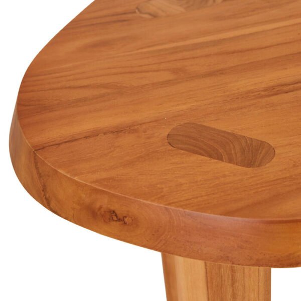 Trove Pebble Side Tbl-Nat Teak