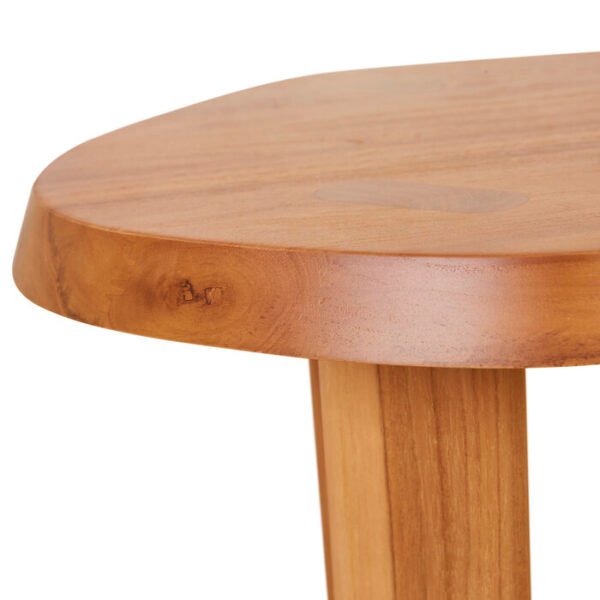 Trove Pebble Side Tbl-Nat Teak