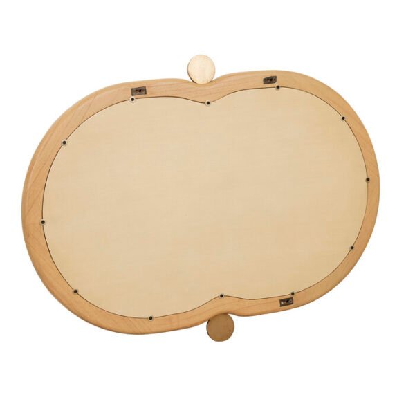 Trove Pinch Med Mirror-Natural/Brass